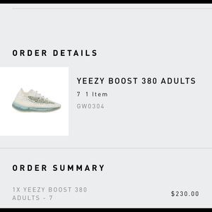 Pre-owned authentic yeezy 380